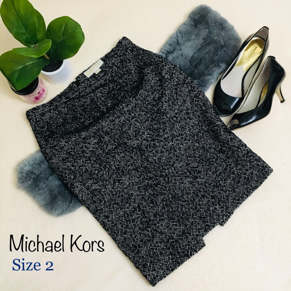 Michael Kors Textured Pencil Skirt